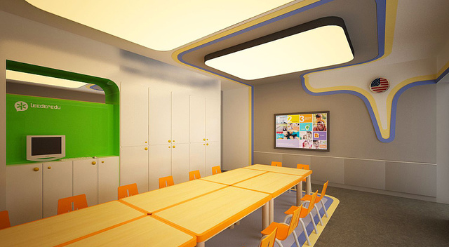 教育培訓機構裝修注意事項,設計案例實景(圖2) 2