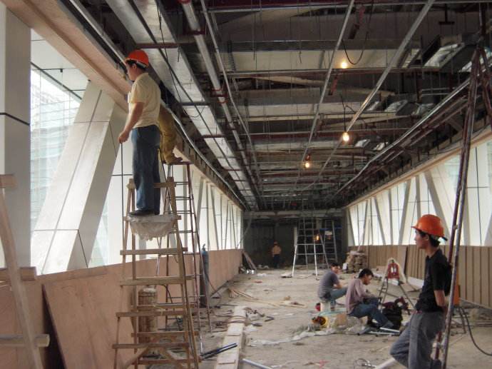 金融辦公公司施工動態(tài)實(shí)拍(圖1)