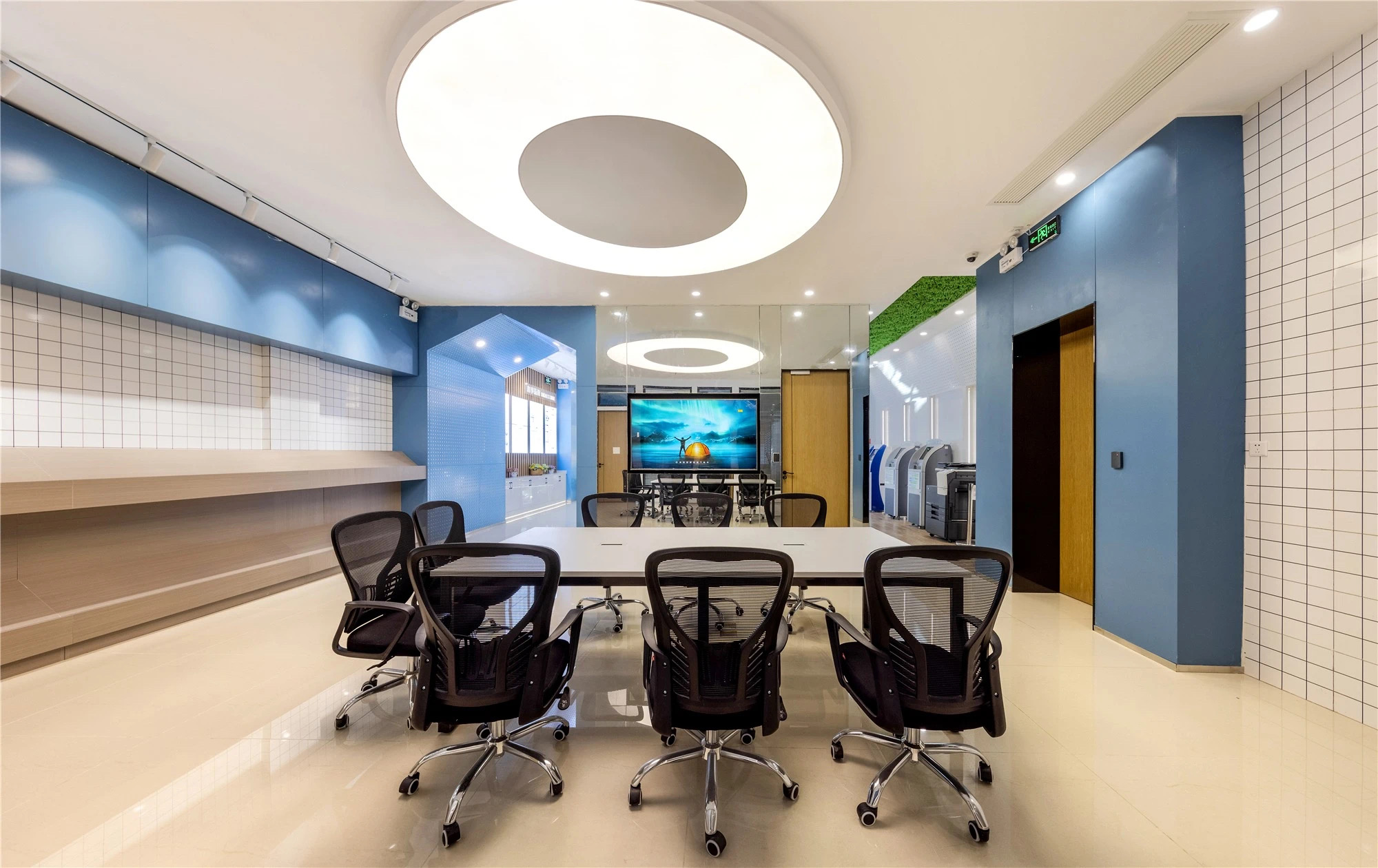 【案例賞析】武漢市車都天然氣營業(yè)廳完工實景展示，開放多元，活力共享！(圖4)