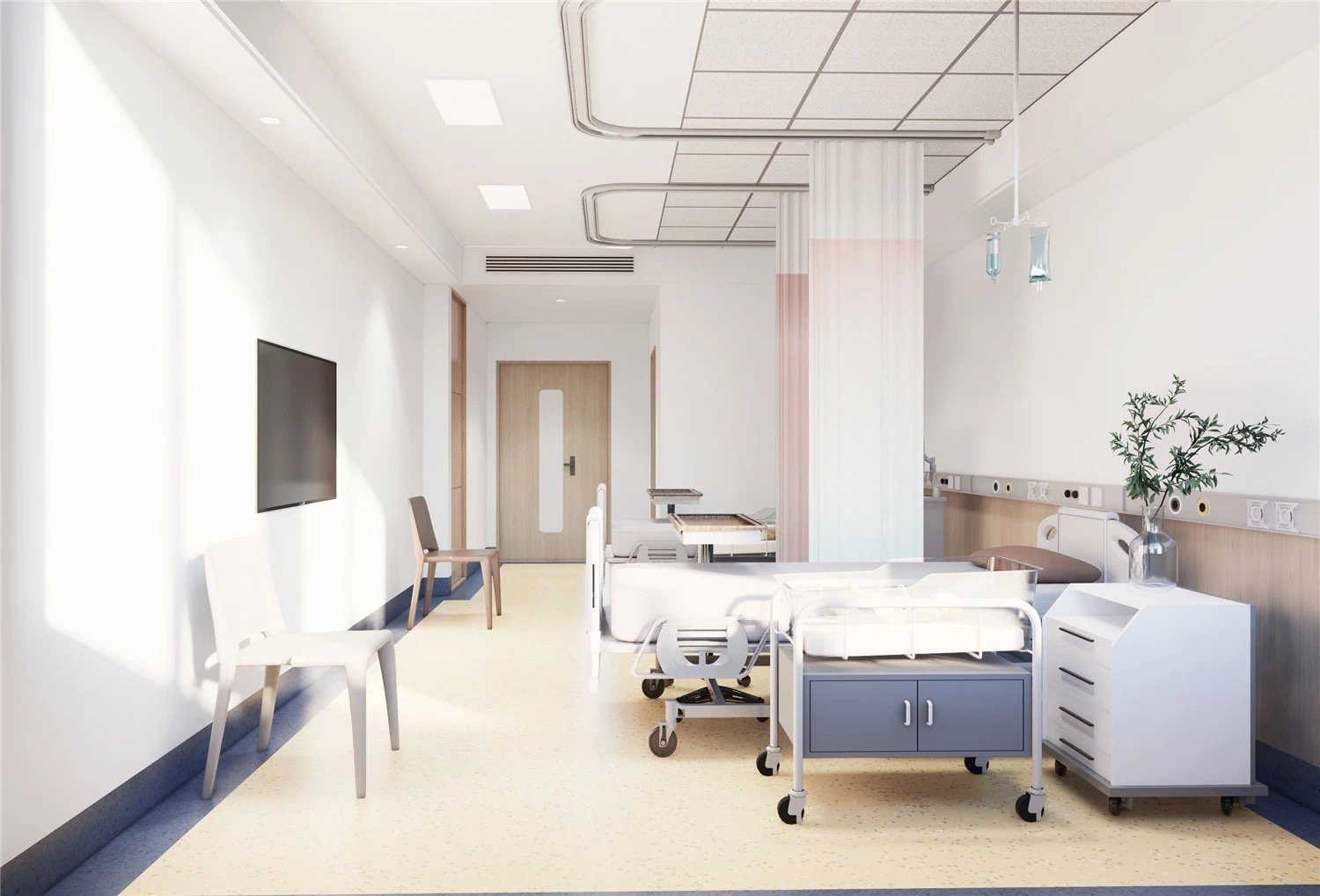 【醫院案例】婦產醫院這樣設計,簡而不失其華!(圖5) 【醫院案例】婦產醫院這樣設計,簡而不失其華!(圖5)