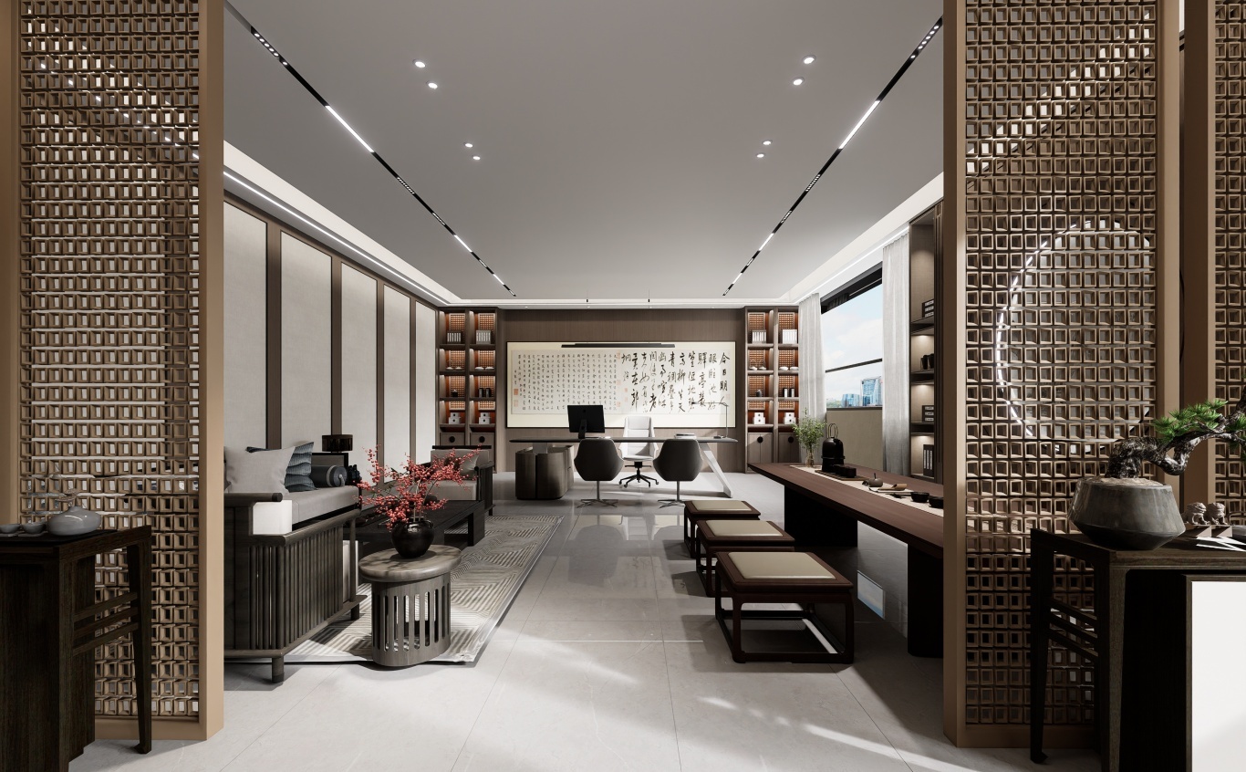 【設計案例】普照國康醫藥辦公室項目概念設計——以空間敘事，筑品牌基因(圖38)